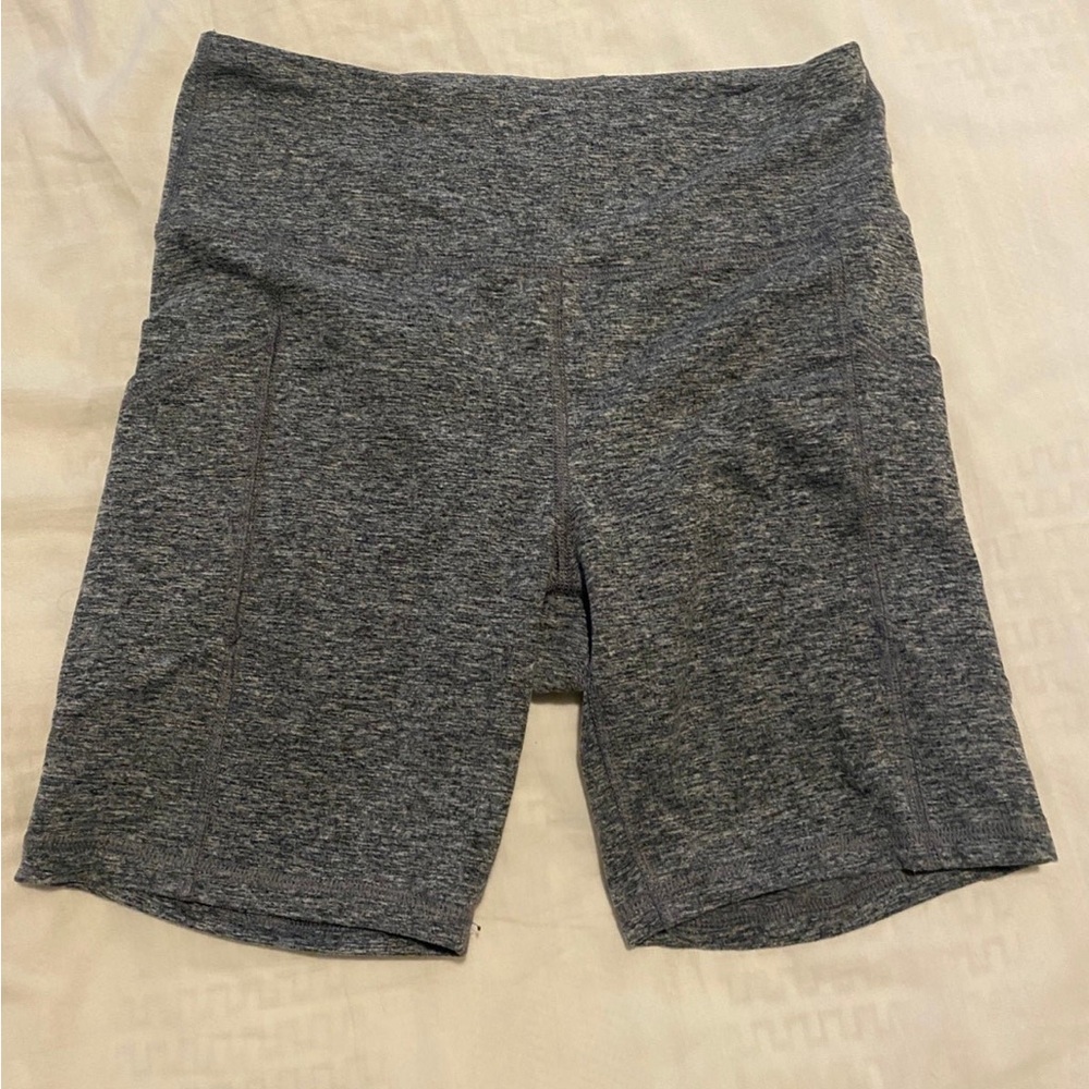 Grey biker shorts